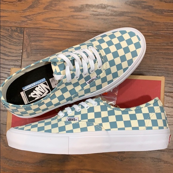 VANS AUTHENTIC PRO CHECKERBOARD Smoke Blue - Picture 5 of 16